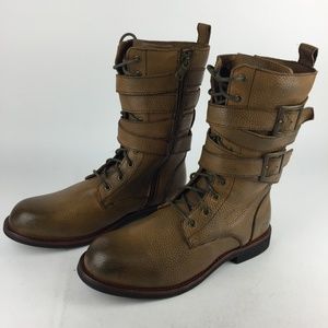 Original KLR Jimi - Brown Mens Leather Boots 11.5